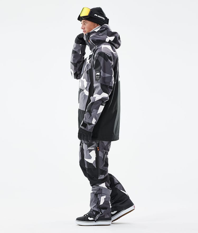 Montec Doom 21 Snowboardjakke Herre Arctic Camo/Black, Image 5 of 11