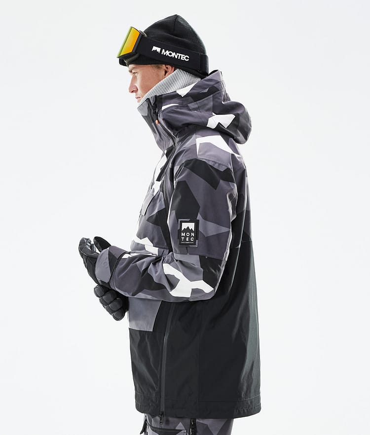 Montec Doom 21 Snowboardjakke Herre Arctic Camo/Black, Image 7 of 11