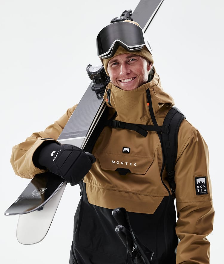 Montec Doom 21 Skijakke Herre Gold/Black, Image 3 of 12