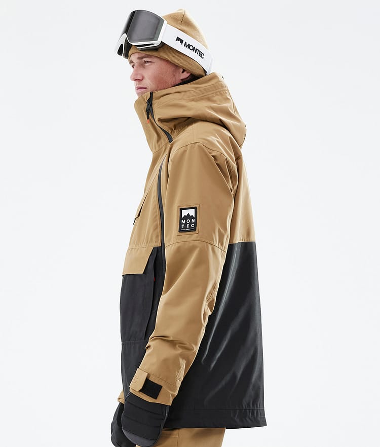 Montec Doom 21 Snowboardjakke Herre Gold/Black, Image 8 of 13