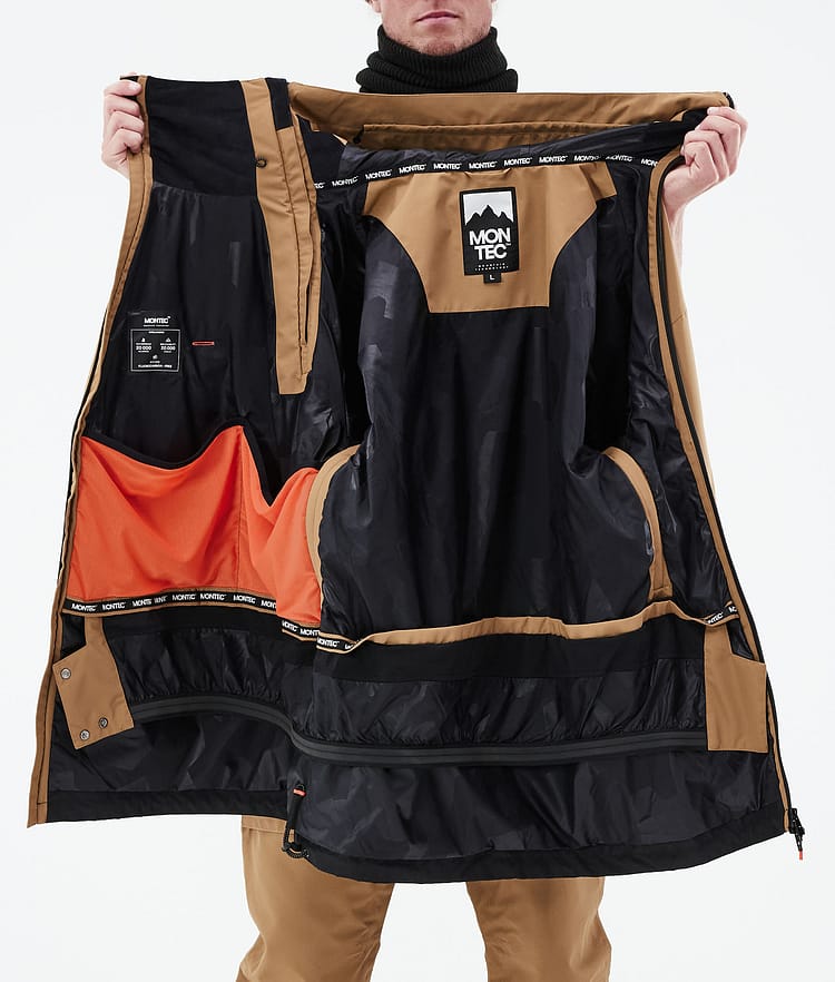 Montec Doom 21 Skijakke Herre Gold/Black, Image 12 of 12