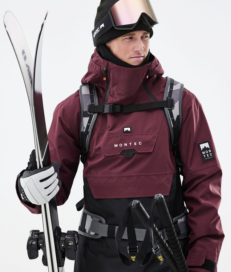 Montec Doom 21 Skijakke Herre Burgundy/Black, Image 4 of 13