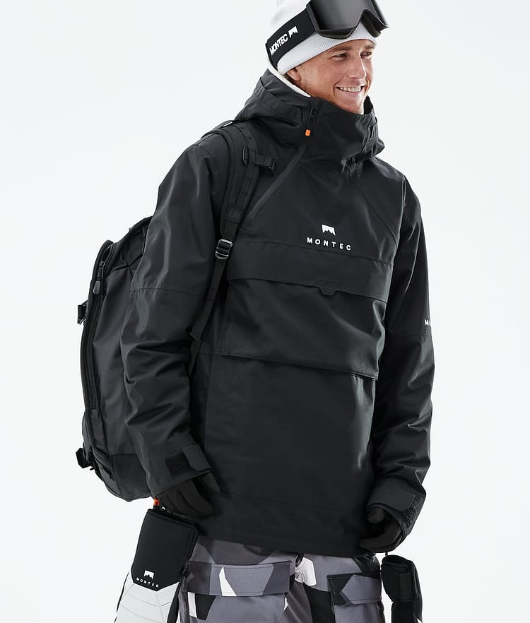 Montec Dune 21 Snowboardjakke Herre Black, Image 2 of 10