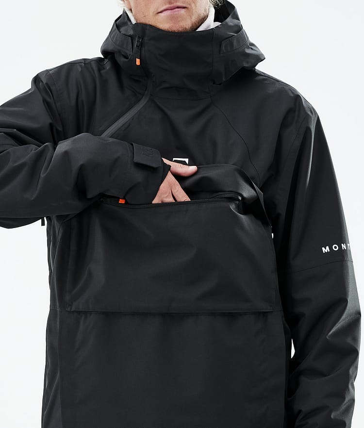 Montec Dune 21 Snowboardjakke Herre Black, Image 10 of 10