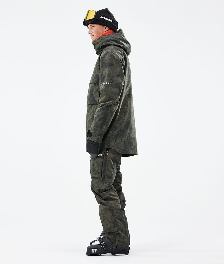 Montec Dune 21 Skijakke Herre Olive Green Tiedye, Image 6 of 11