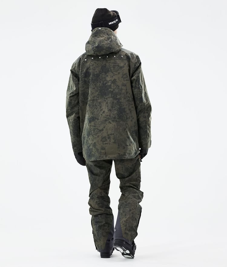 Montec Dune 21 Skijakke Herre Olive Green Tiedye, Image 7 of 11