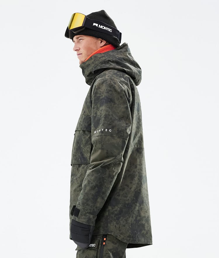 Montec Dune 21 Snowboardjakke Herre Olive Green Tiedye, Image 7 of 10