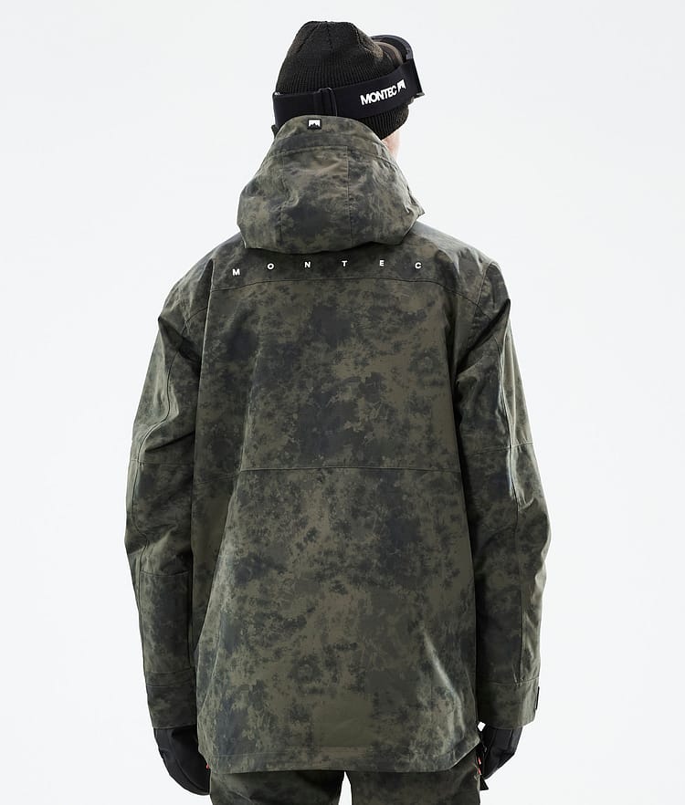 Montec Dune 21 Snowboardjakke Herre Olive Green Tiedye, Image 8 of 10