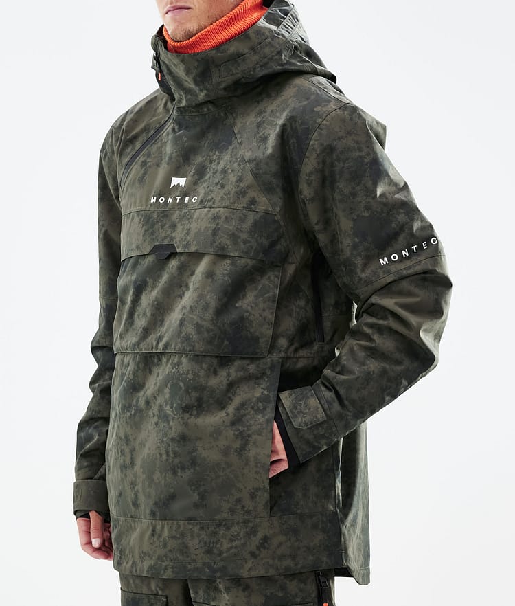 Montec Dune 21 Skijakke Herre Olive Green Tiedye, Image 10 of 11