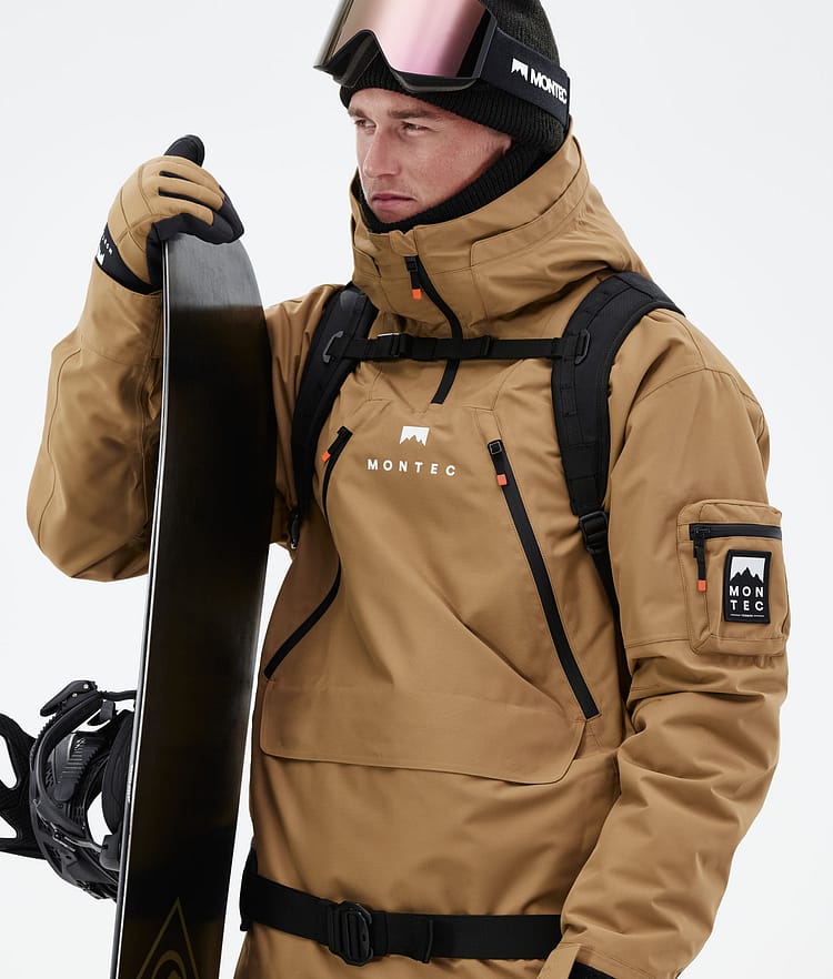 Montec Anzu Snowboardjakke Herre Gold, Image 3 of 11