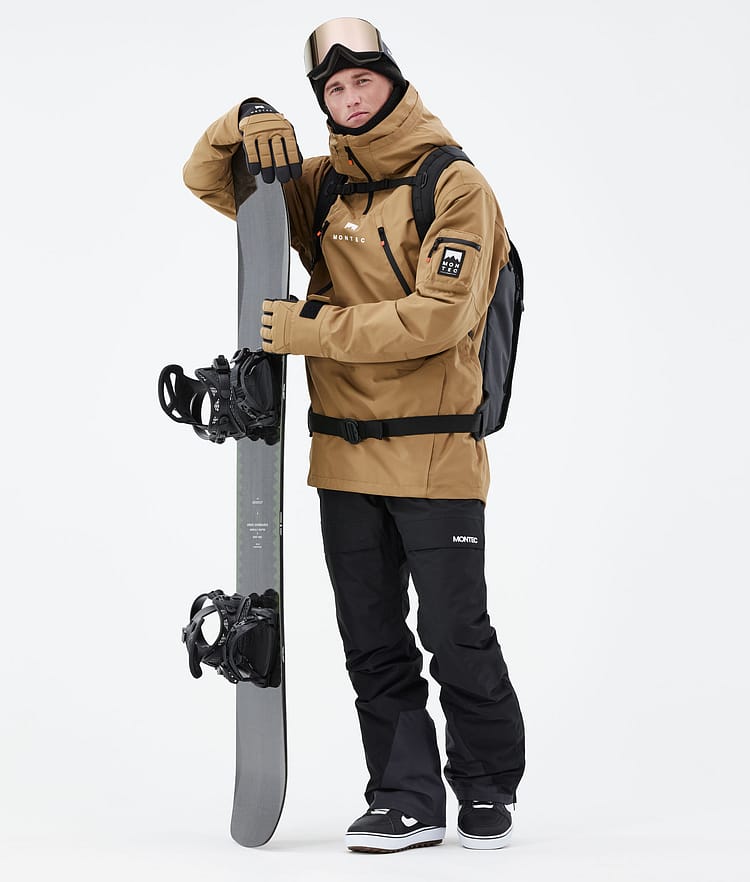 Montec Anzu Snowboardjakke Herre Gold, Image 4 of 11
