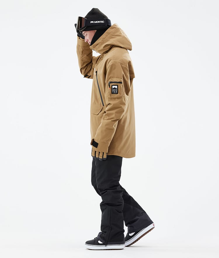 Montec Anzu Snowboardjakke Herre Gold, Image 5 of 11