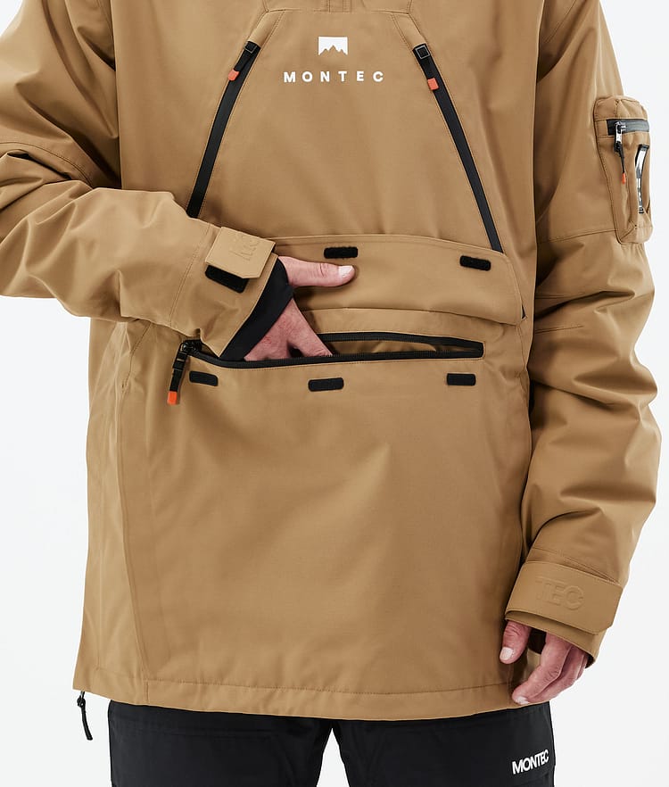 Montec Anzu Snowboardjakke Herre Gold, Image 10 of 11
