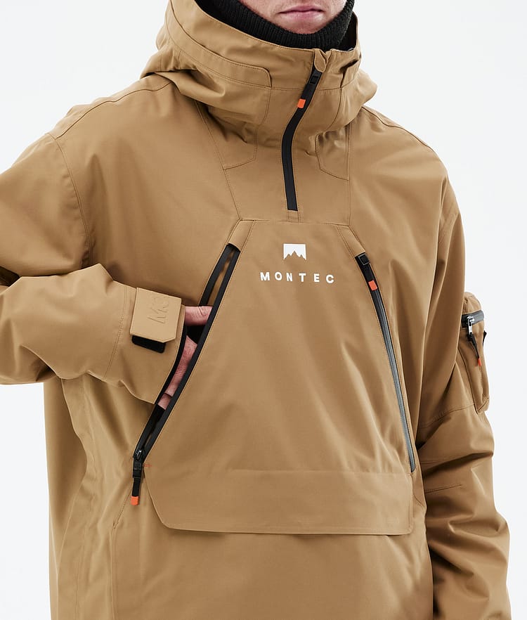 Montec Anzu Snowboardjakke Herre Gold, Image 11 of 11
