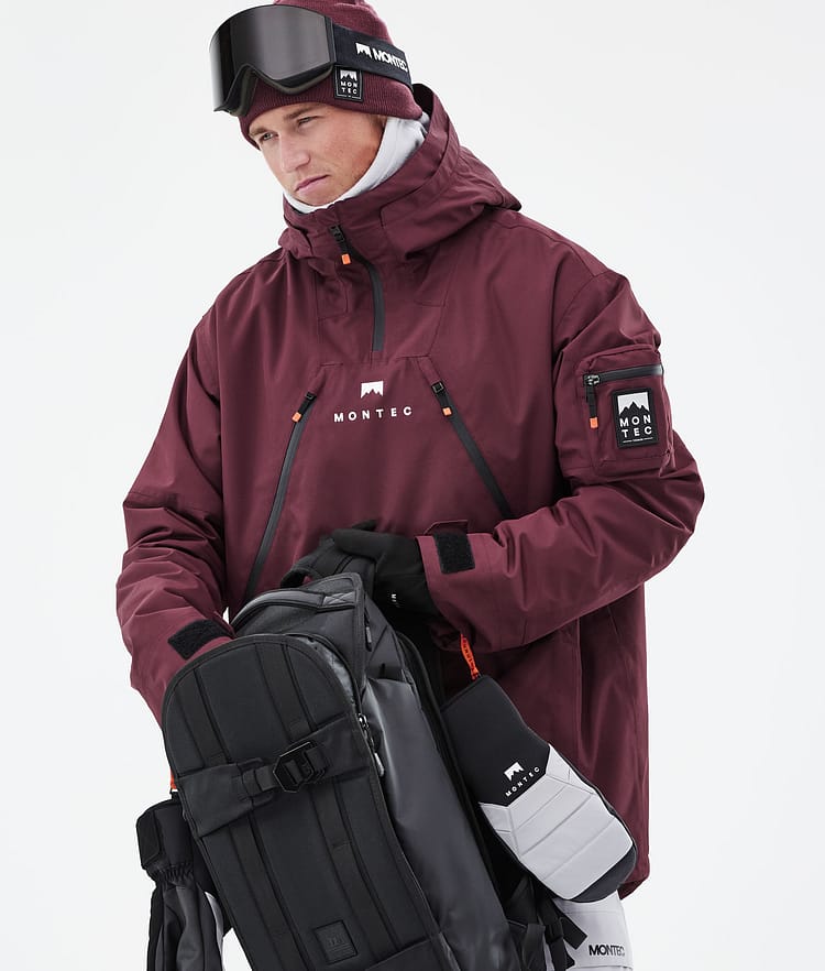 Montec Anzu Snowboardjakke Herre Burgundy, Image 2 of 11