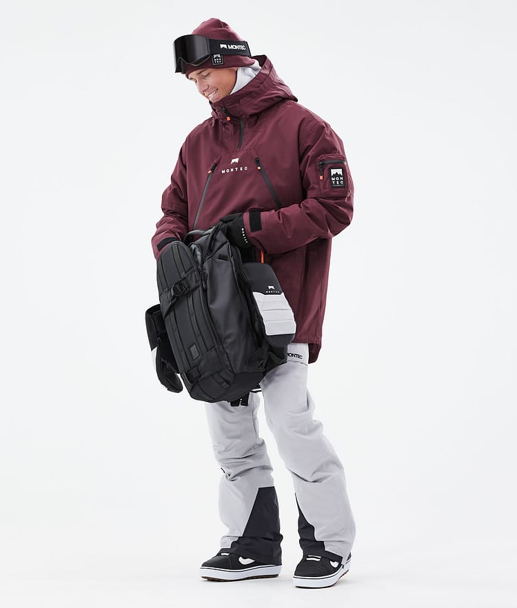 Montec Anzu Snowboardjakke Herre Burgundy, Image 4 of 11