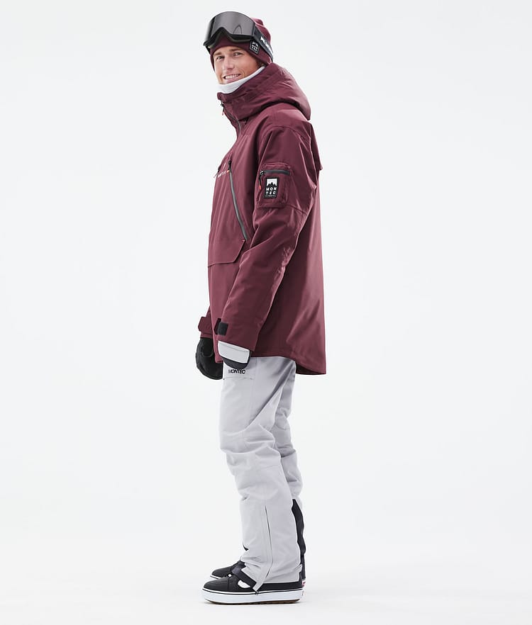 Montec Anzu Snowboardjakke Herre Burgundy, Image 5 of 11