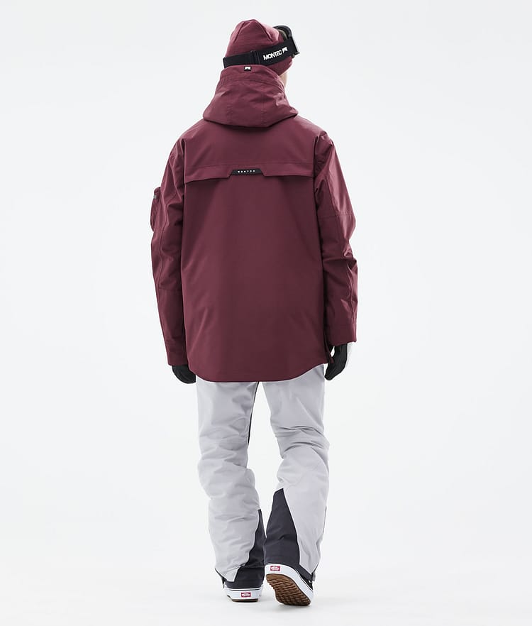 Montec Anzu Snowboardjakke Herre Burgundy, Image 6 of 11