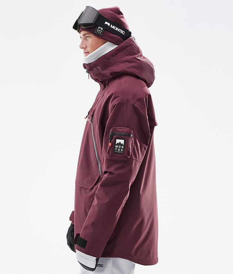 Montec Anzu Snowboardjakke Herre Burgundy, Image 7 of 11