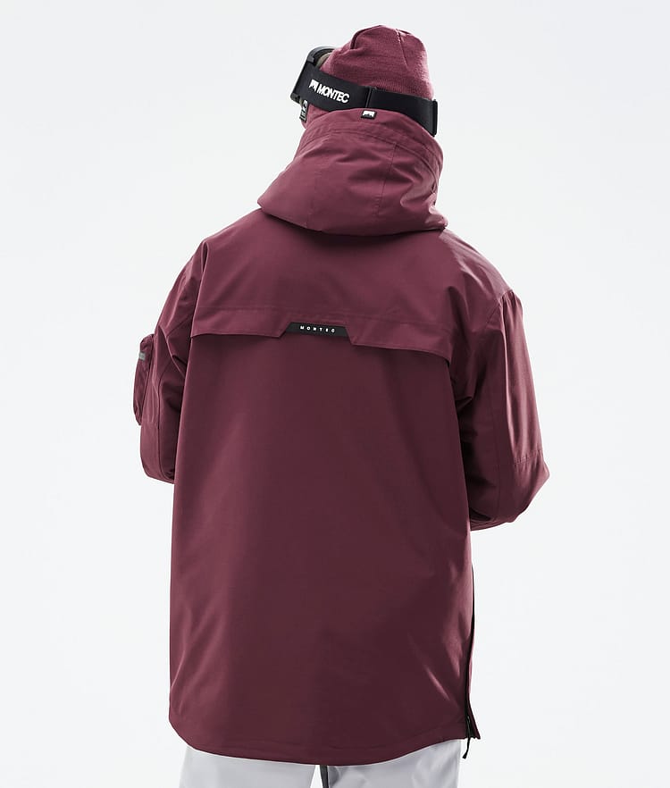 Montec Anzu Snowboardjakke Herre Burgundy, Image 8 of 11