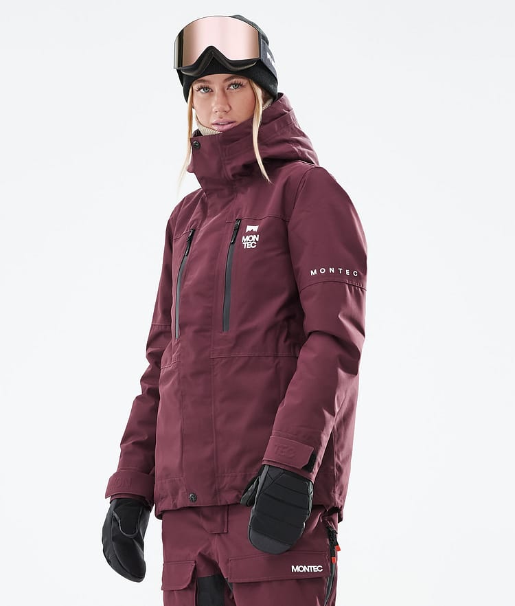 Montec Fawk W 21 Snowboardjakke Dame Burgundy, Image 2 of 11