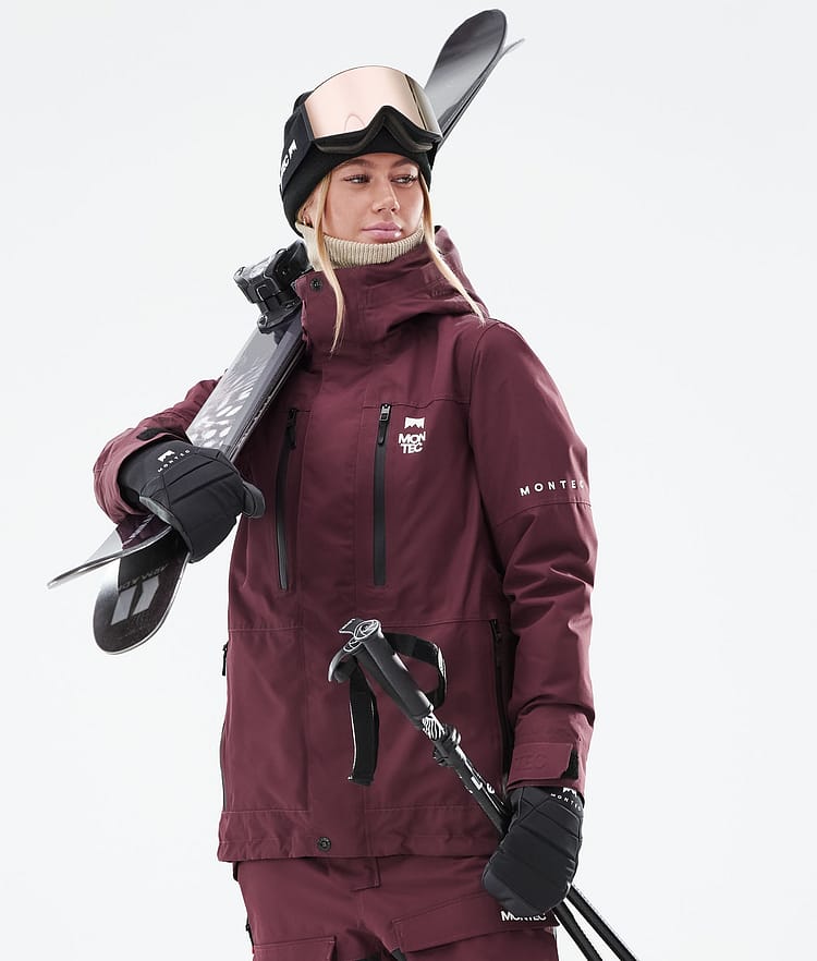 Montec Fawk W 21 Skijakke Dame Burgundy, Image 2 of 11