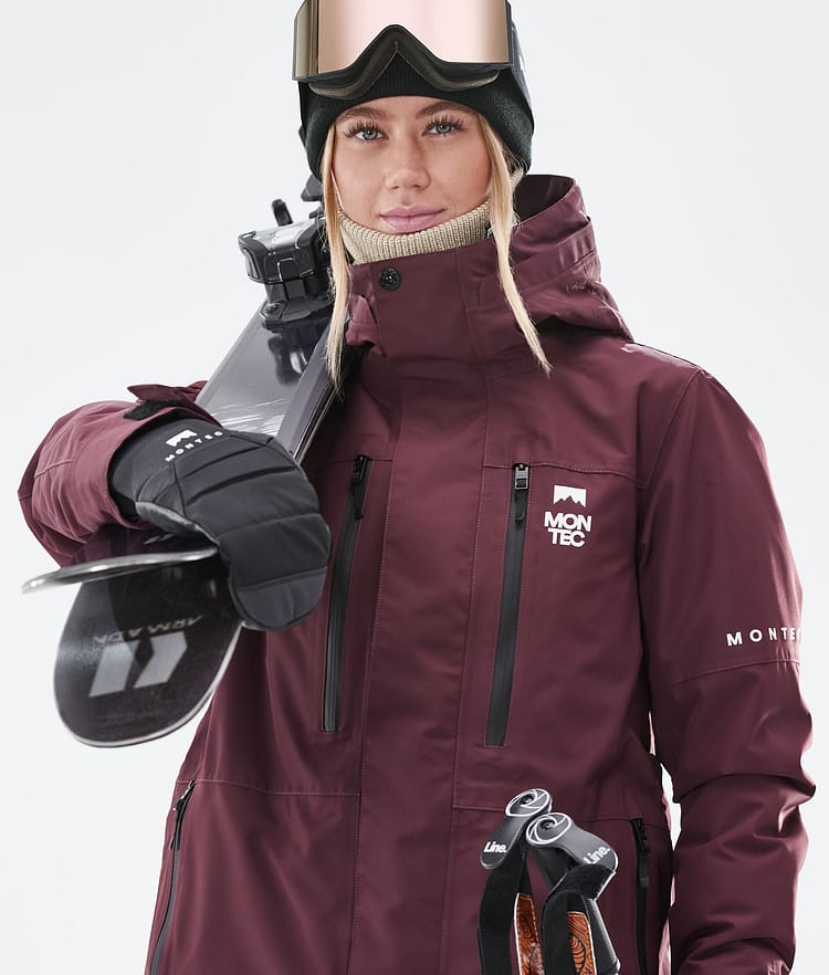 Montec Fawk W 21 Skijakke Dame Burgundy, Image 3 of 11