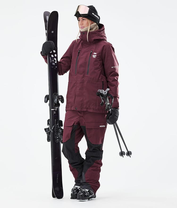 Montec Fawk W 21 Skijakke Dame Burgundy, Image 4 of 11