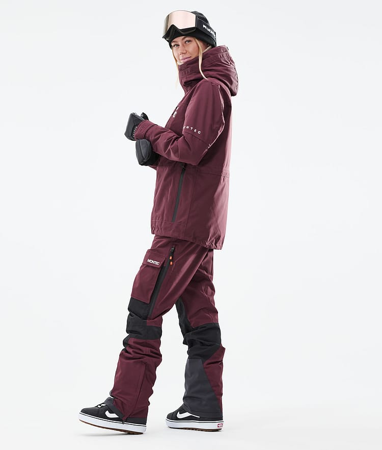 Montec Fawk W 21 Snowboardjakke Dame Burgundy, Image 5 of 11