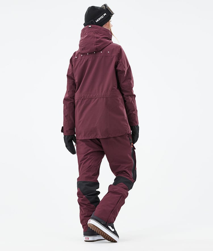 Montec Fawk W 21 Snowboardjakke Dame Burgundy, Image 6 of 11