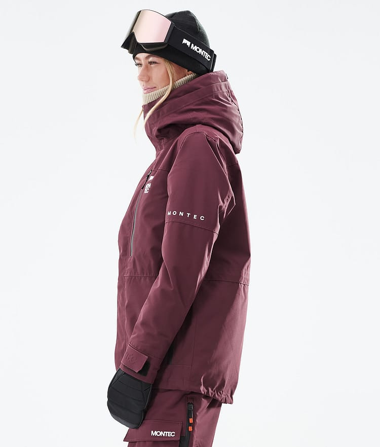 Montec Fawk W 21 Snowboardjakke Dame Burgundy, Image 7 of 11