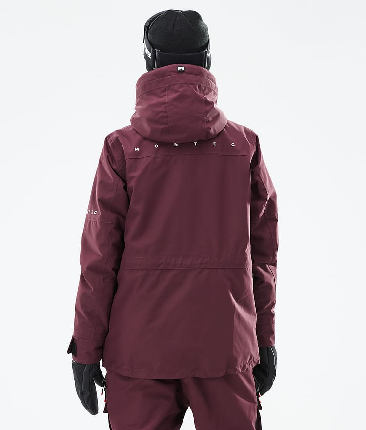 Montec Fawk W 21 Snowboardjakke Dame Burgundy, Image 8 of 11