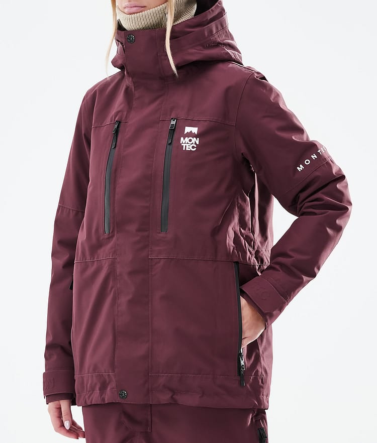 Montec Fawk W 21 Snowboardjakke Dame Burgundy, Image 9 of 11