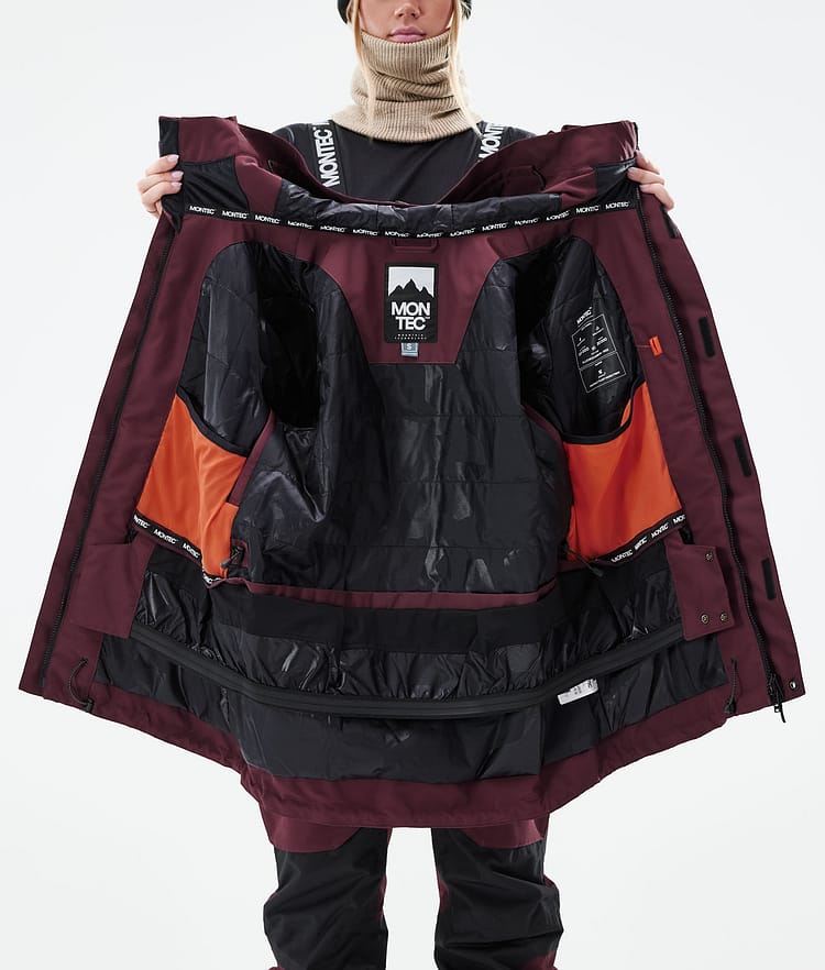 Montec Fawk W 21 Skijakke Dame Burgundy, Image 11 of 11