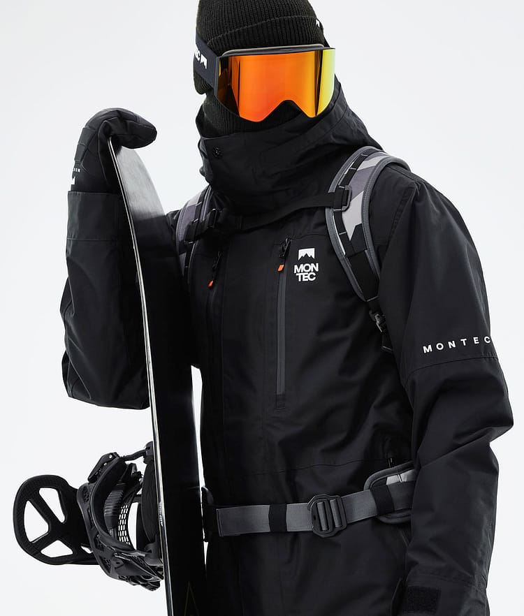 Montec Fawk 21 Snowboardjakke Herre Black, Image 3 of 12