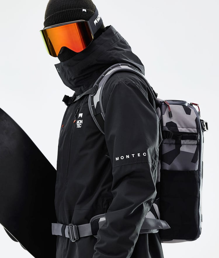 Montec Fawk 21 Snowboardjakke Herre Black, Image 4 of 12