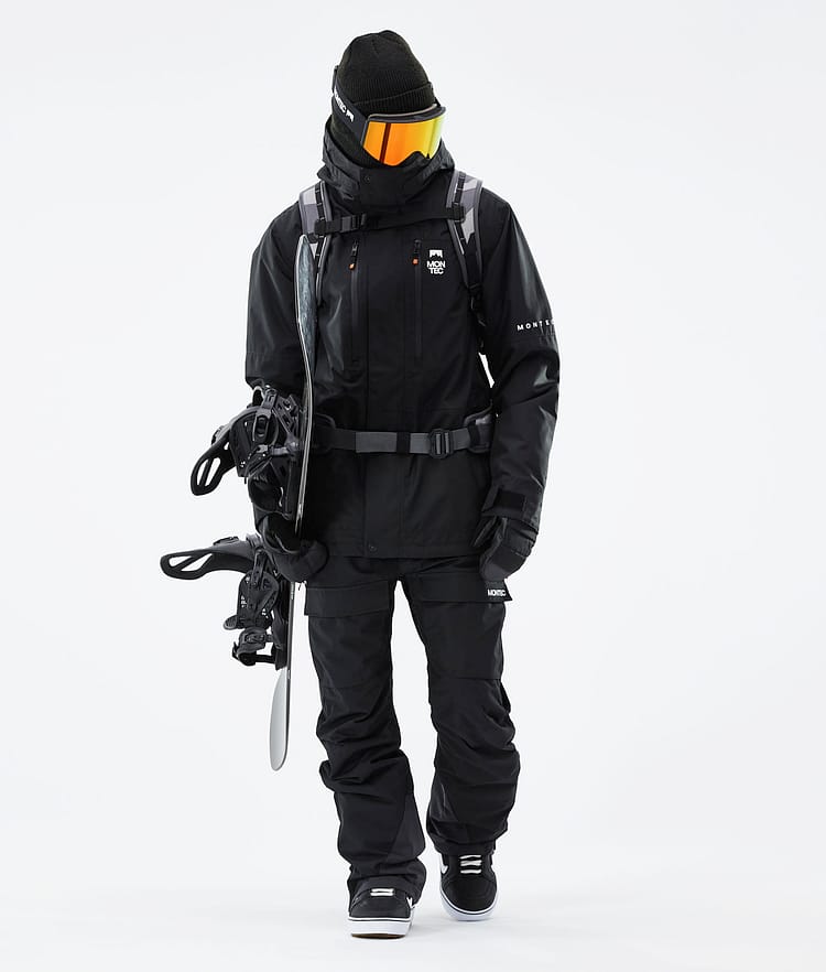 Montec Fawk 21 Snowboardjakke Herre Black, Image 5 of 12