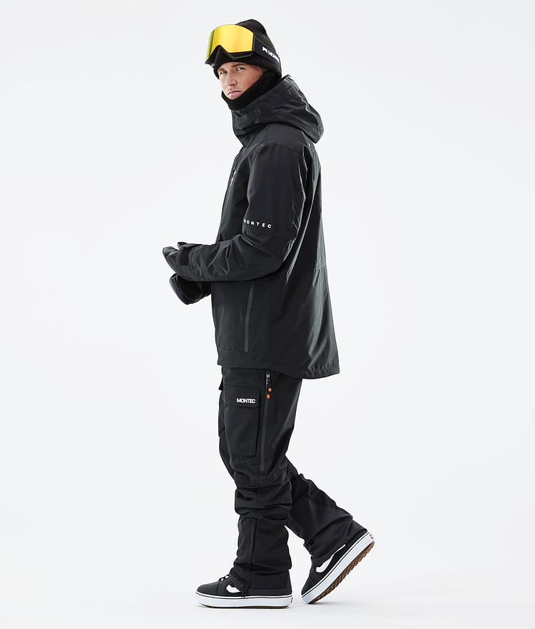 Montec Fawk 21 Snowboardjakke Herre Black, Image 6 of 12