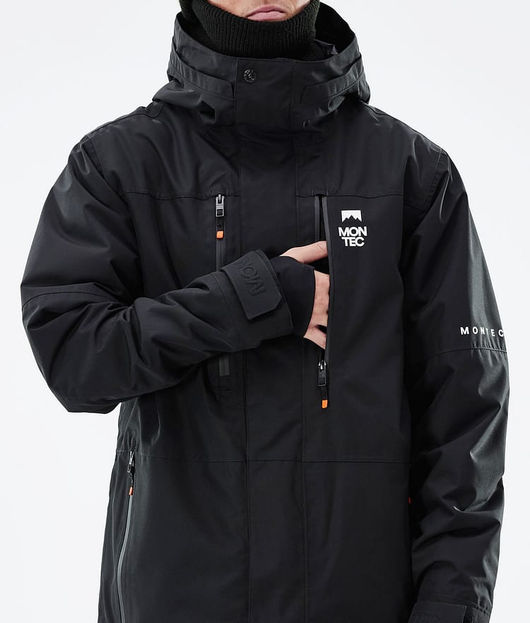 Montec Fawk 21 Snowboardjakke Herre Black, Image 11 of 12