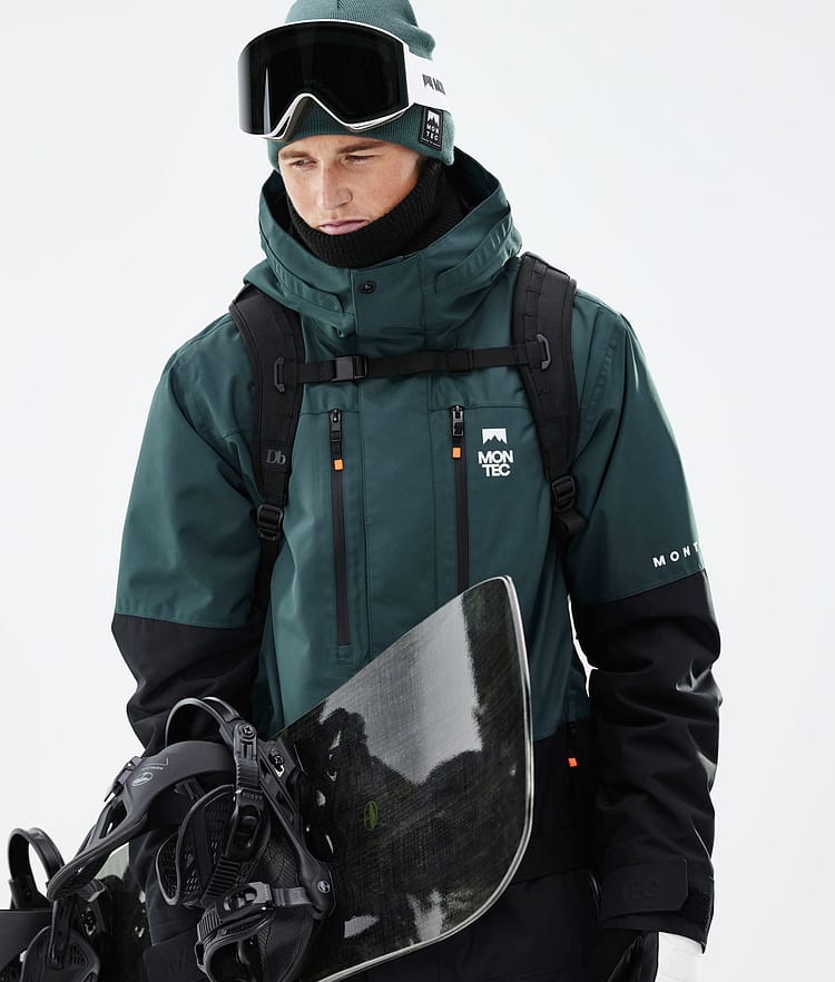 Montec Fawk 21 Snowboardjakke Herre Dark Atlantic/Black, Image 3 of 12