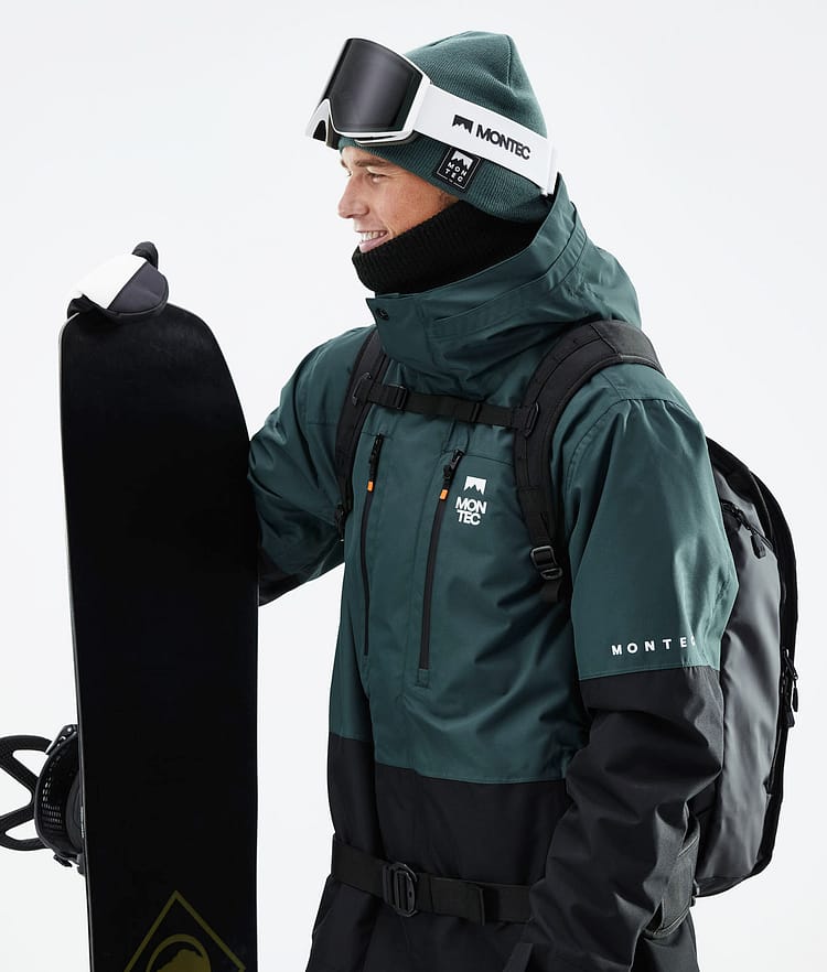 Montec Fawk 21 Snowboardjakke Herre Dark Atlantic/Black, Image 4 of 12