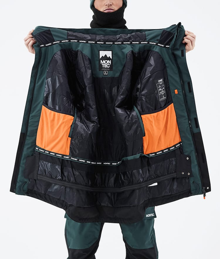 Montec Fawk 21 Snowboardjakke Herre Dark Atlantic/Black, Image 12 of 12