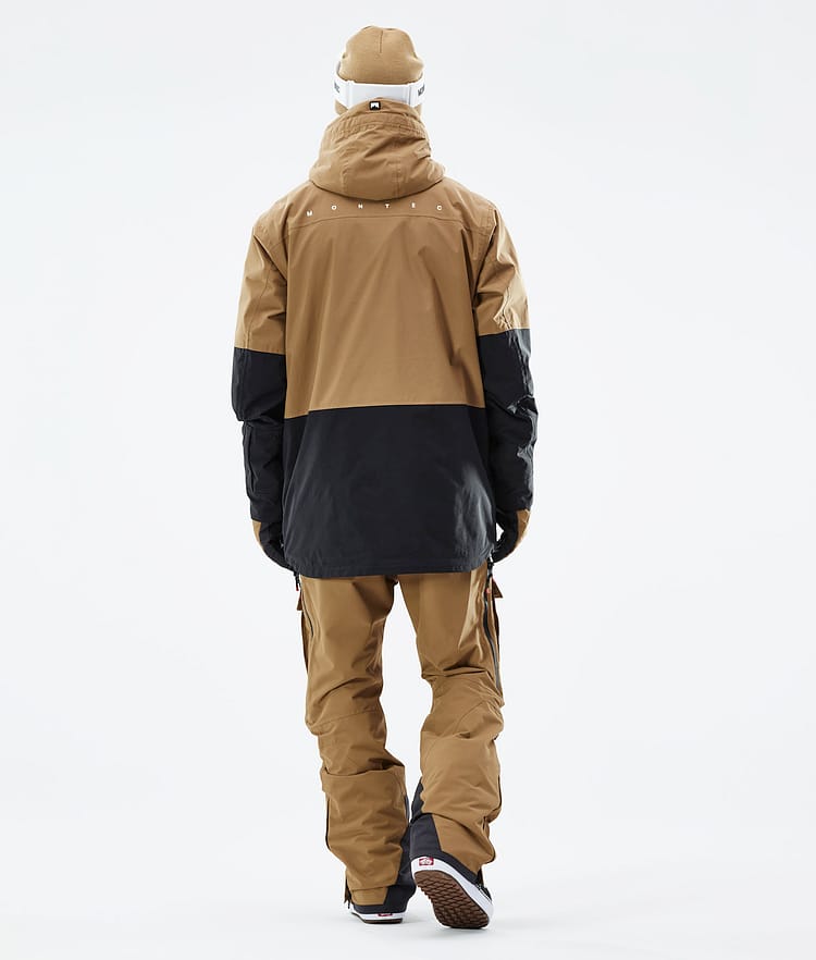 Montec Fawk 21 Snowboardjakke Herre Gold/Black, Image 7 of 12