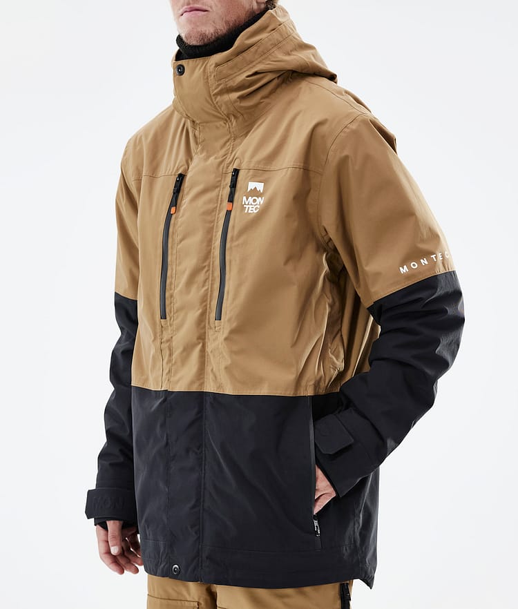 Montec Fawk 21 Snowboardjakke Herre Gold/Black, Image 10 of 12