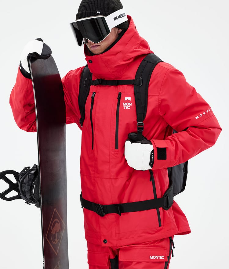 Montec Fawk 21 Snowboardjakke Herre Red, Image 3 of 11