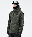 Montec Fawk 21 Snowboardjakke Herre Olive Green Tiedye