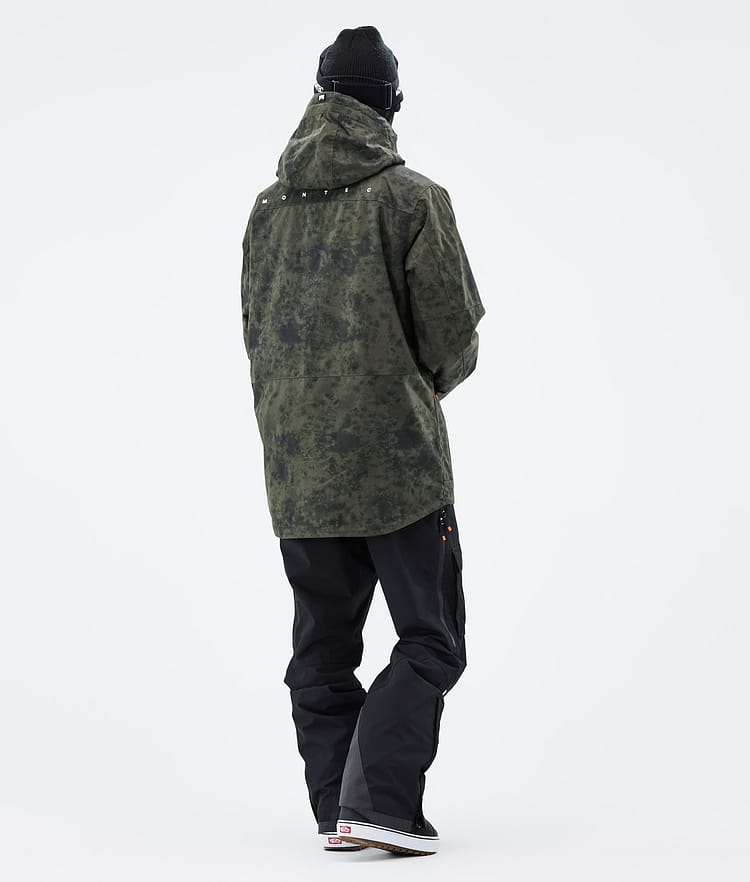 Montec Fawk 21 Snowboardjakke Herre Olive Green Tiedye, Image 5 of 10