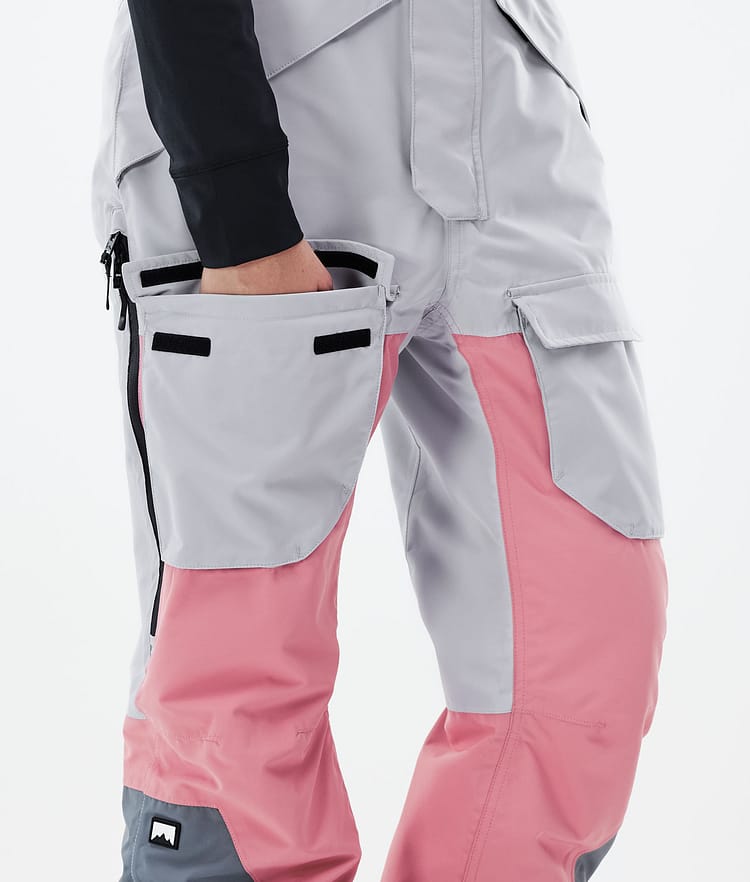 Montec Fawk W 21 Snowboardbukse Dame Light Grey/Pink/Light Pearl, Image 6 of 6