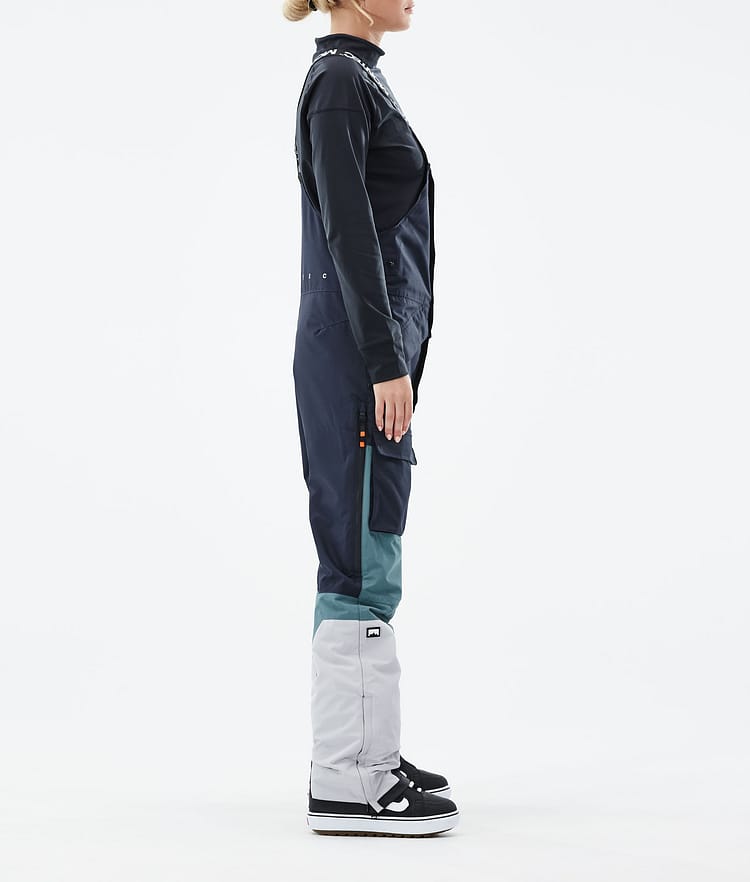 Montec Fawk W 21 Snowboardbukse Dame Marine/Atlantic/Light Grey, Image 2 of 6