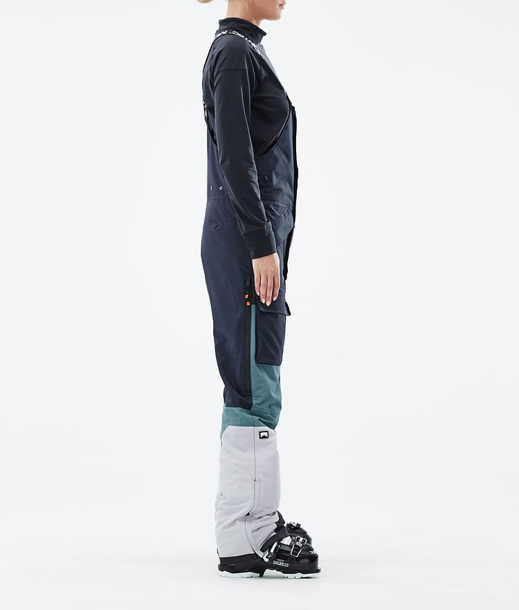Montec Fawk W 21 Skibukse Dame Marine/Atlantic/Light Grey, Image 2 of 6